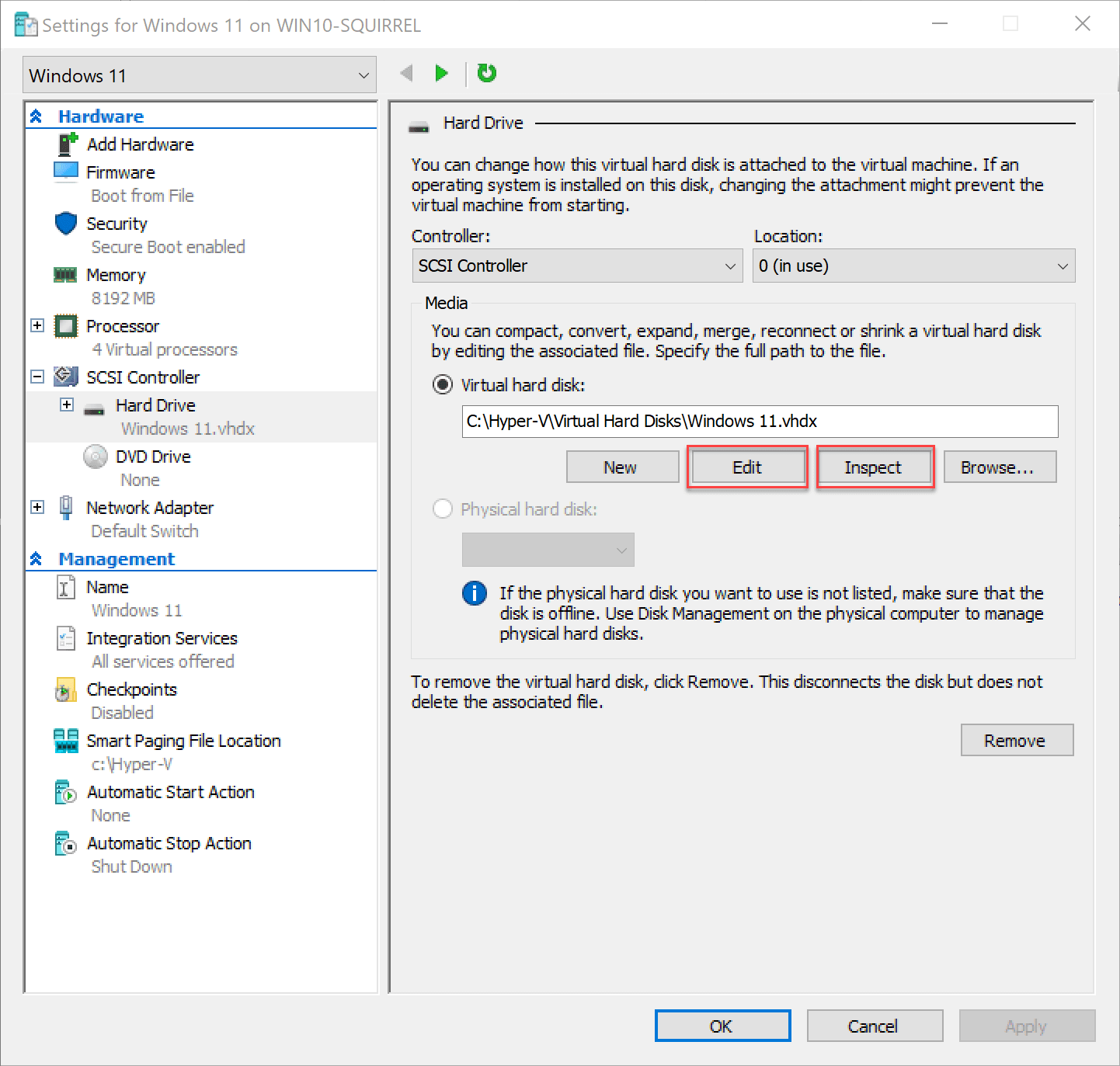 How to Compact HyperV Windows VHD Disk File